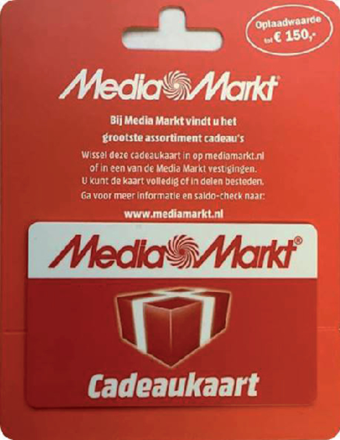 Cadeaukaart Mediamarkt Bruna Apeldoorn